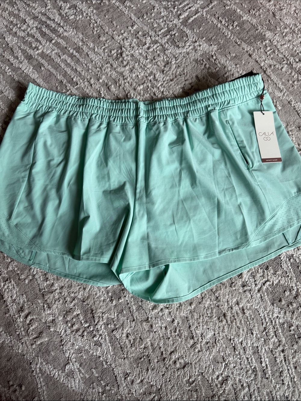 CALIA Mint Green Athletic Shorts